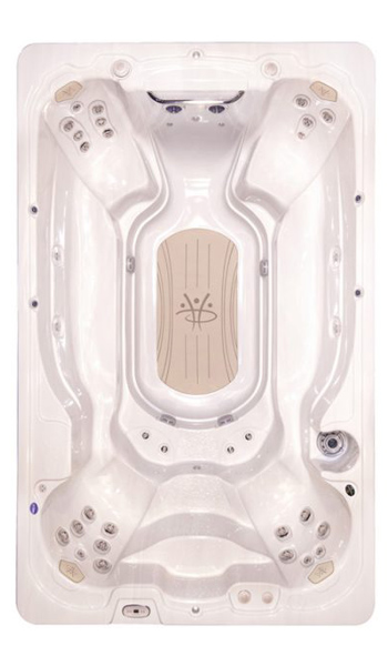 Hydropool 13FFP swim spa top view